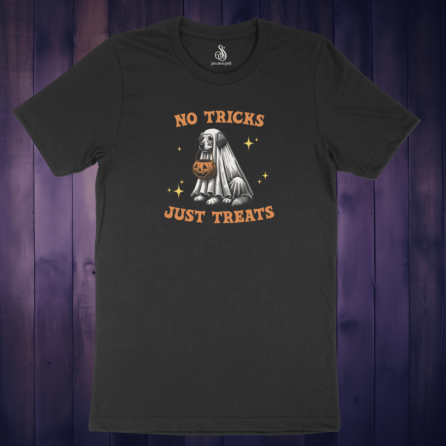 No Tricks Just Treats Shirt - Australian Shepherd