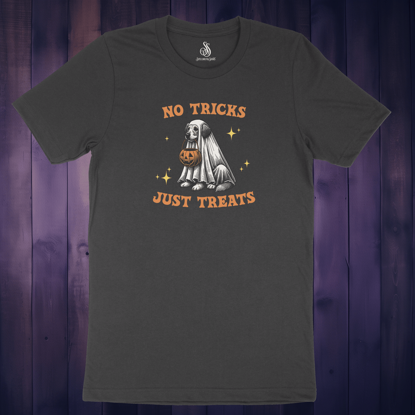 No Tricks Just Treats Shirt - Australian Shepherd